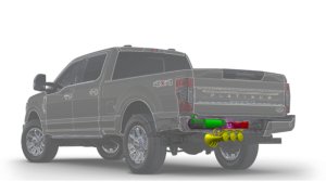 Ford F-350 Air Horn System - Kleinn Air Horns - Model 730 Demon Horn - `17-`22 Ford F-350 Air Horn System - Kleinn Air Horns - Model 730 Demon Horn - `17-`22